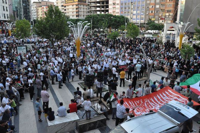 Batman'da binler Gazze için yürüdü galerisi resim 15