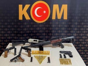 Rize'de silah kaçakçılığı operasyonu: 14 gözaltı