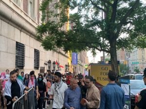 Columbia Üniversitesi'nde Gazze için yeniden protesto düzenledi