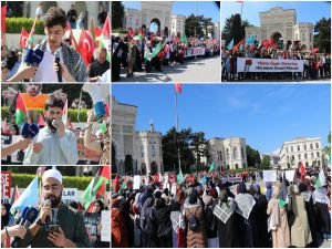 Üniversite öğrencilerinden işgal rejimi protestosu