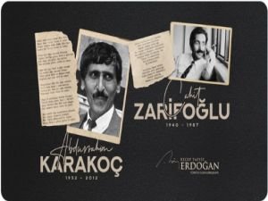 Erdoğan'dan Abdurrahim Karakoç ve Cahit Zarifoğlu mesajı