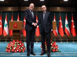 Cumhurbaşkanı Erdoğan, Lübnan Başbakanı Mikati ile görüştü