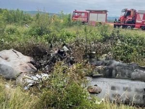 Gürcistan'da savaş uçağı düştü: Bir ölü