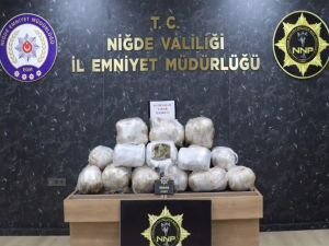 Niğde'de uyuşturucu operasyonu: 87 kilogram esrar ele geçirildi