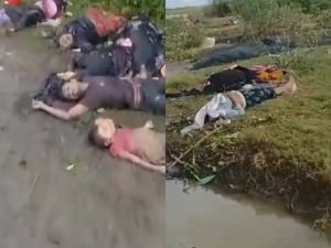 Myanmar'da yüzlerce Rohingyalı Müslüman katledildi