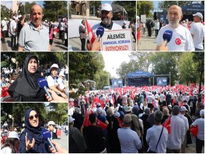 Aileler, sapkınlığa dur demek için Saraçhane'de bir araya geldi