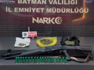 Batman'da bir eve uyuştrucu ve silah baskını