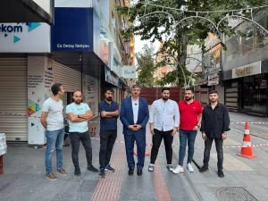 Gülistan Caddesi Esnafı Mağdur