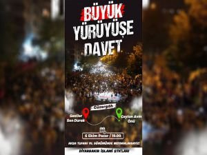 Diyarbakır Gazze yürüyüşüne hazırlanıyor