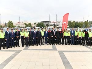 Şanlıurfa'da 69 yeni kamu aracı teslim edildi