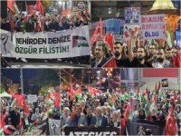 Refah'taki katliam Bursa'da protesto edildi