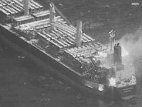 Ensarullah Hareketi, işgal rejimine giden dev bir gemiyi bombaladı
