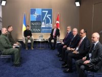 Cumhurbaşkanı Erdoğan ile Ukrayna Devlet Başkanı Zelenskiy Washington'da görüştü