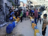 Akaryakıtın bitmesinin ardından Gazze Şeridi'nin bir şehrinde su kuyularının faaliyetleri durdu