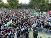 Malatya'da on binler şehit Heniyye'nin çağrısıyla meydana indi