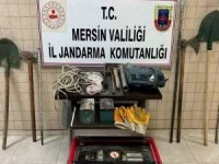 Mersin'de kazı yapan 11 şüpheli gözaltına alındı