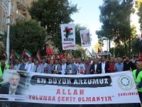 Şanlıurfa’da "Direnişe Selam, siyonizme Lanet" mitingi gerçekleştirildi